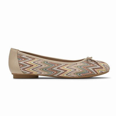 Flats Rockport Reagan Bow Mulher Multicoloridas PT-45176